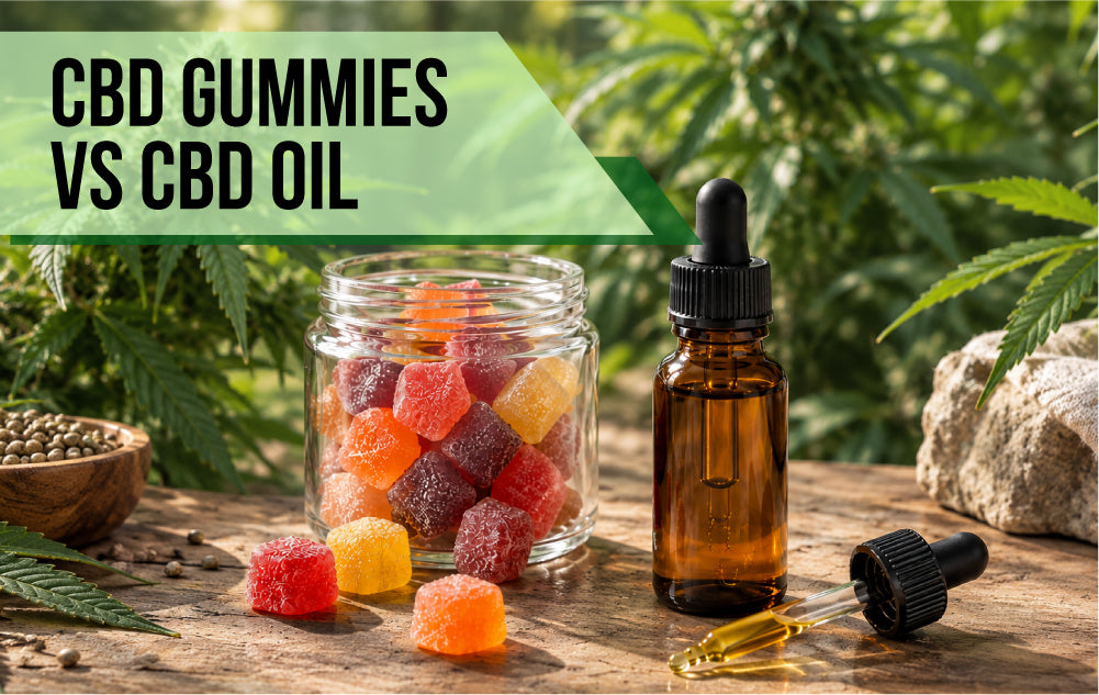 CBD Gummies vs CBD Oil: Taste, Dosing, and Convenience Compared