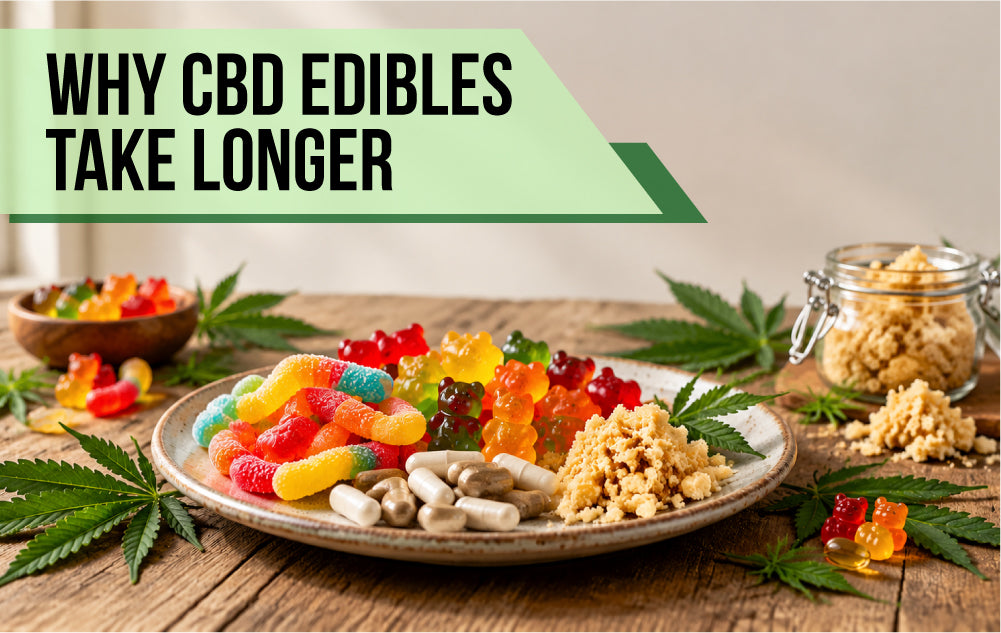 Why CBD Edibles Take Longer to Work Than Other CBD Products