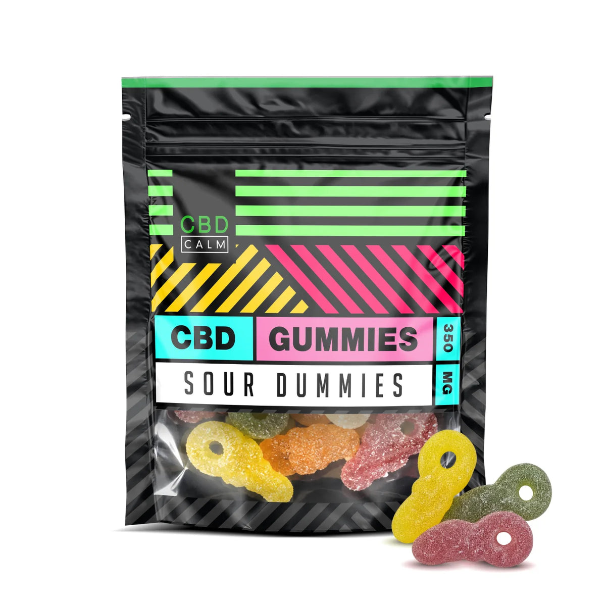 CBD Calm Sour Dummies 350mg Grab Bag