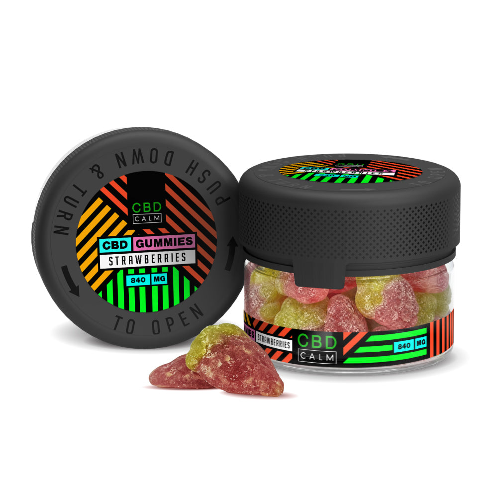 CBD Calm 840mg Strawberries Tub