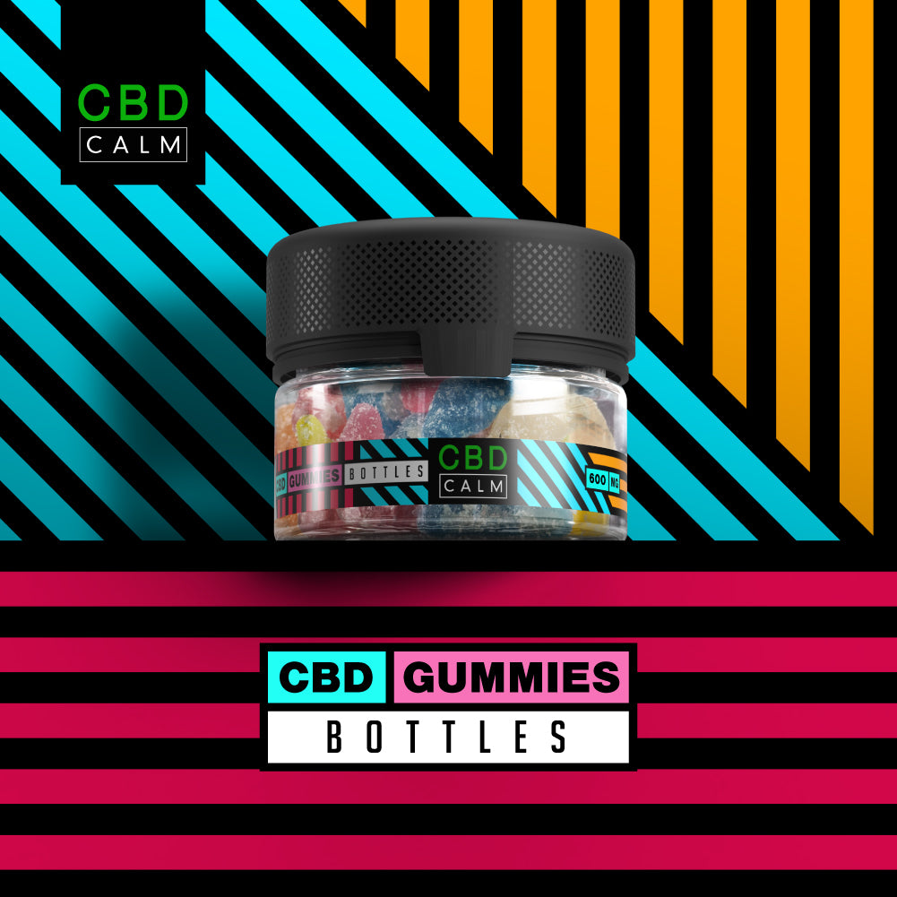 CBD Calm 600mg Bottles Gummies