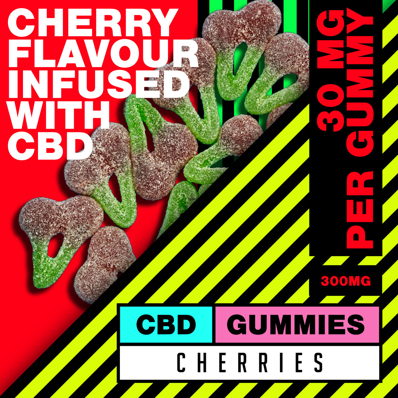 CBD Calm 300mg Cherries Gummies Grab Bag