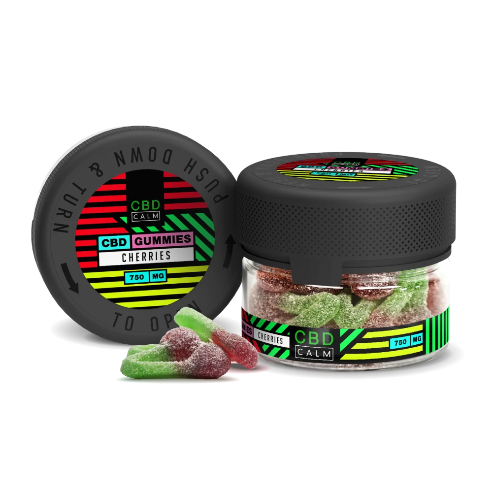 CBD Calm 750mg Cherries Gummies