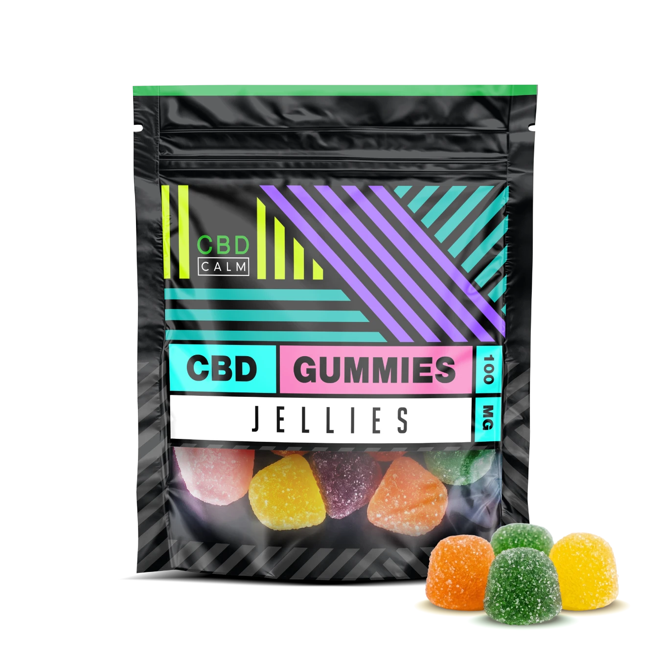 CBD Calm Jellies Gummies Grab Bag 100mg