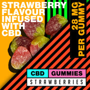CBD Calm 280mg Strawberries Gummies Grab Bag