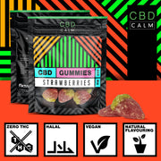 CBD Calm 280mg Strawberries Gummies Grab Bag