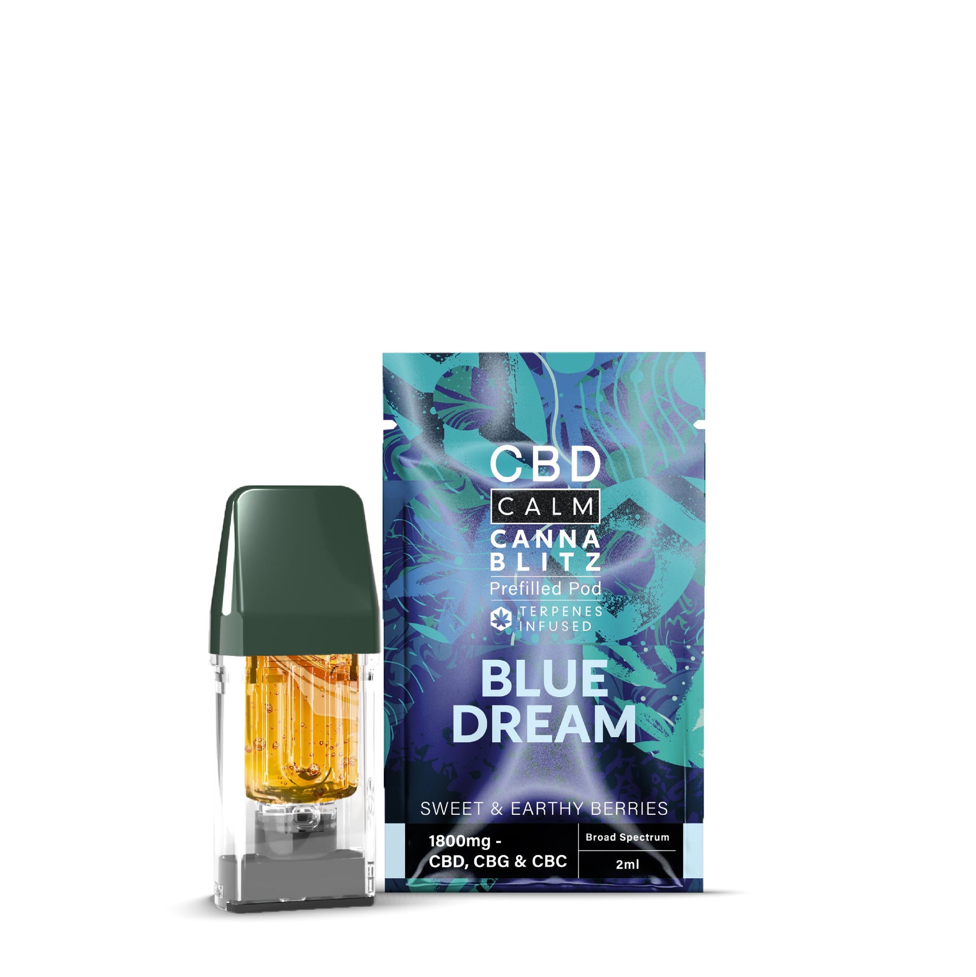 CBD Calm CANNABLITZ 1800mg Prefilled Pod