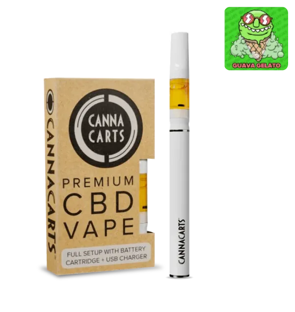 Cannacarts Premium CBD+CBG Vape Kit