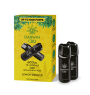 Darwin CBD 300mg Prefilled Pod Cartridges