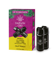 Darwin CBD 900mg CBD+CBG Replacement Pods