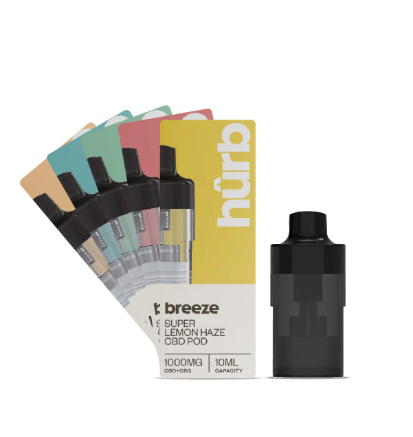 Hurb Breeze CBD 1000mg Prefilled Replacement Pod