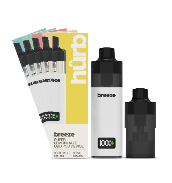 Hurb Breeze CBD 1000mg Prefilled Pod Kit