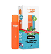 Orange County CBD 750mg CBD Distillate Pod System Vape Kit