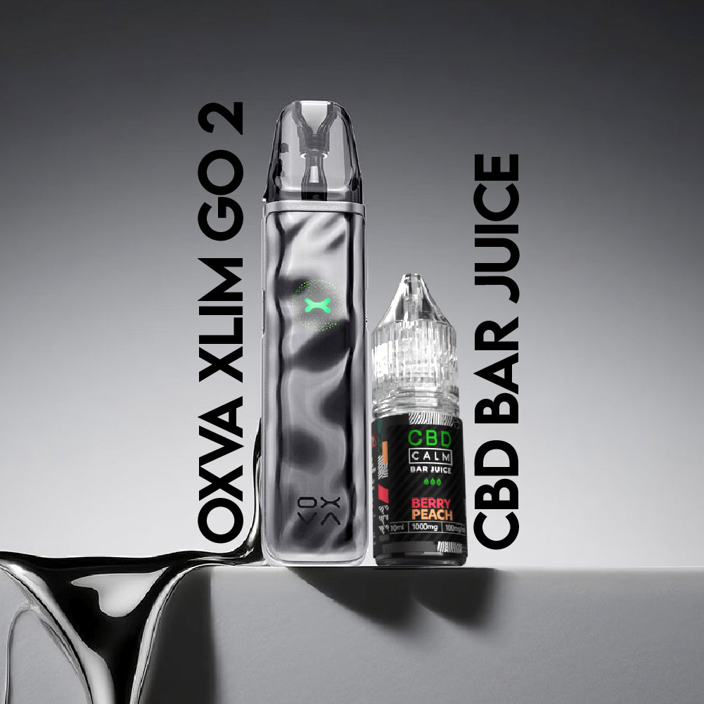 CBD Calm Bar Juice 1000mg with Oxva Xlim Go 2 Pod Kit