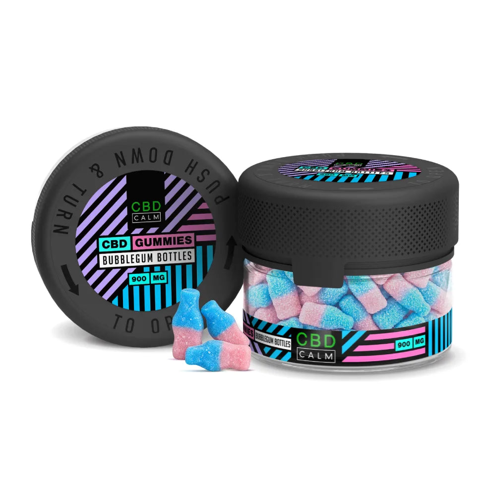 CBD Calm 900mg Bubblegum Bottles