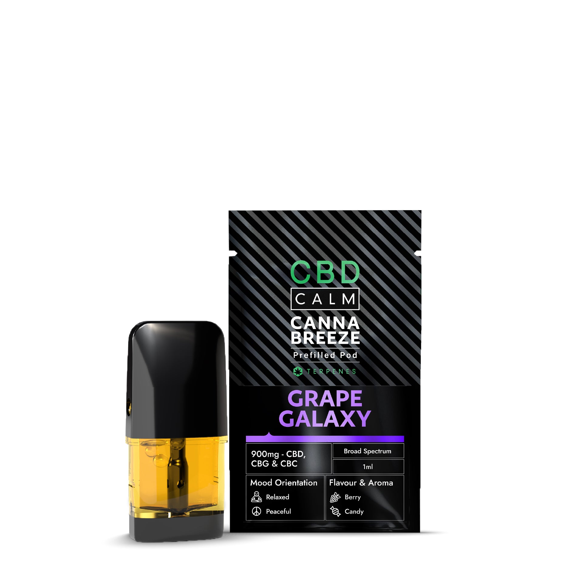 CBD Calm Cannabreeze 900mg CBD Replacement Pod