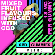 CBD Calm 180mg Worms Gummies Grab Bag