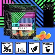 CBD Calm 180mg Worms Gummies Grab Bag