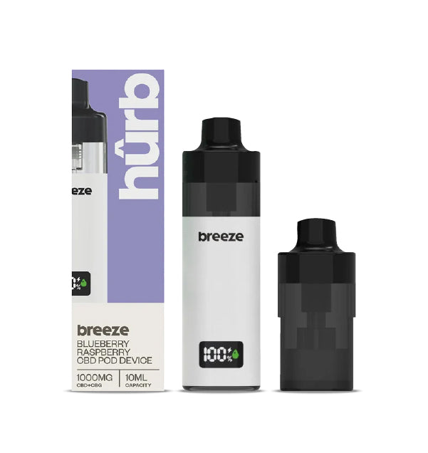 Hurb Breeze CBD 1000mg Prefilled Pod Kit