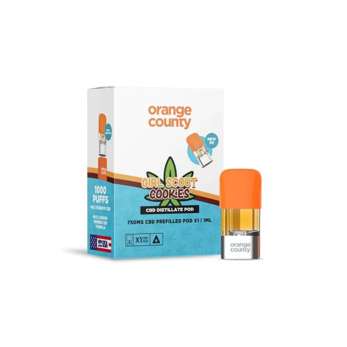 Orange County CBD 750mg Distillate Replacement Pod